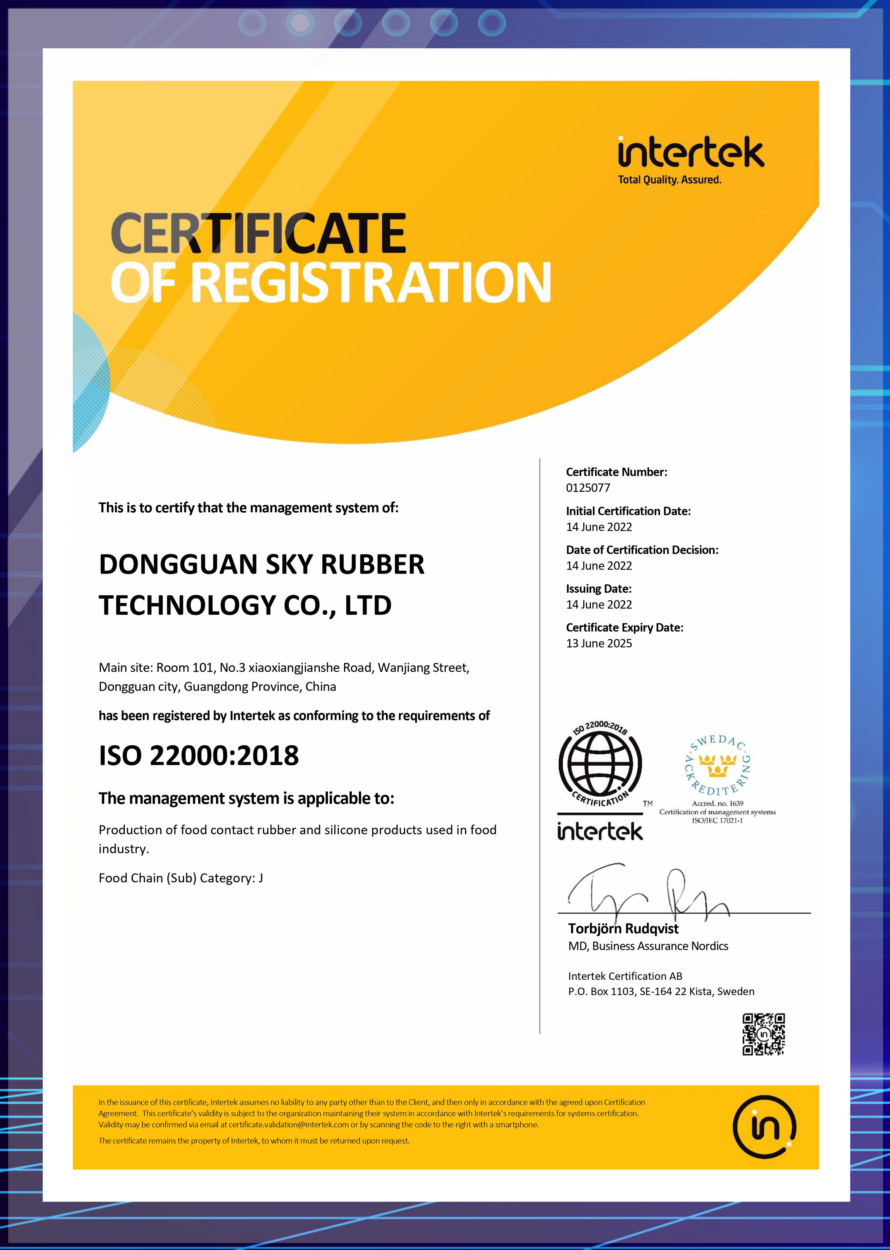 ISO 22000 2018