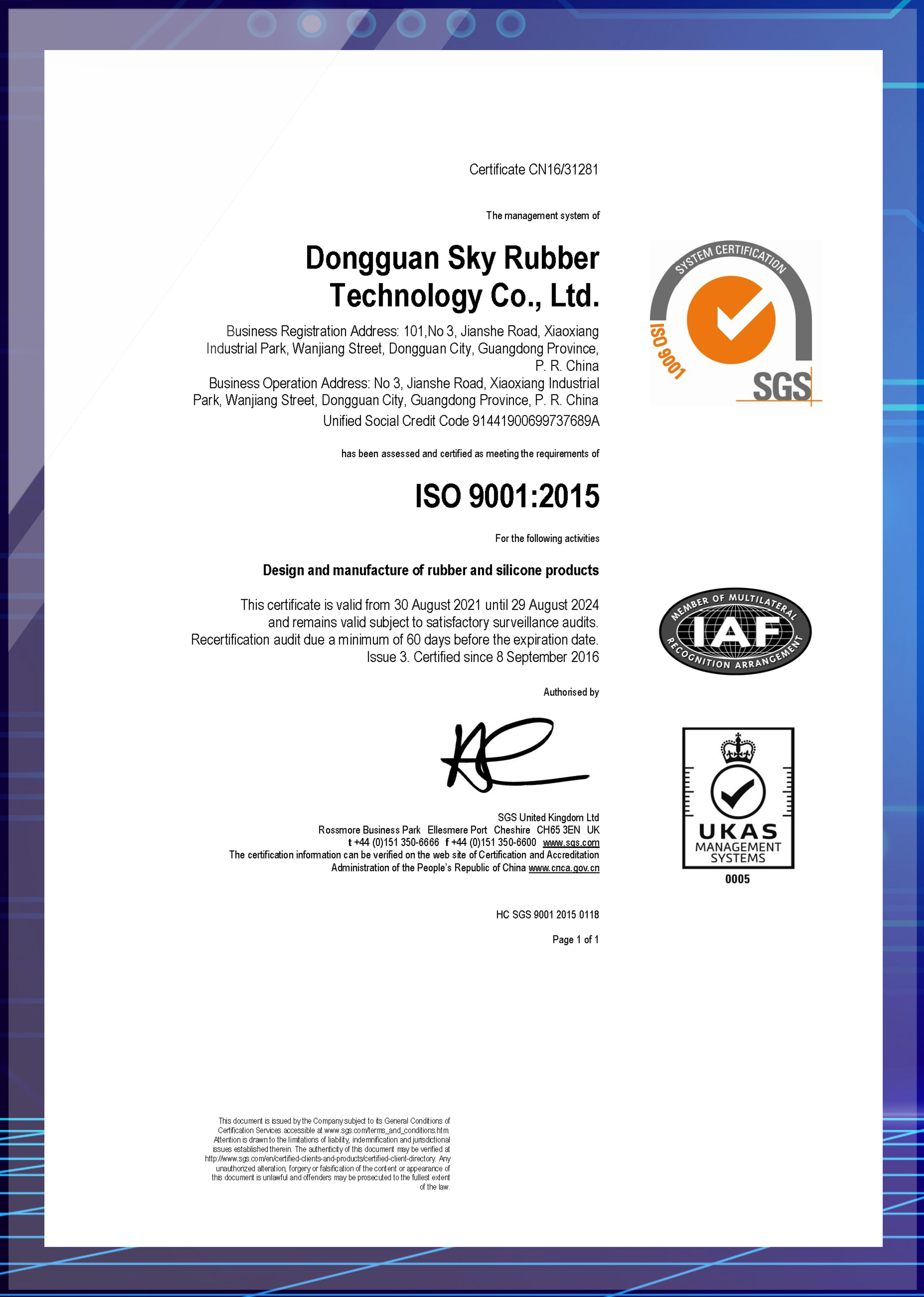 ISO 9001 2015